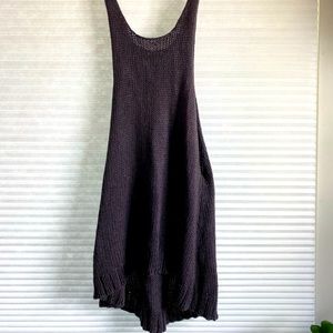 lauren manoogian black knit tank